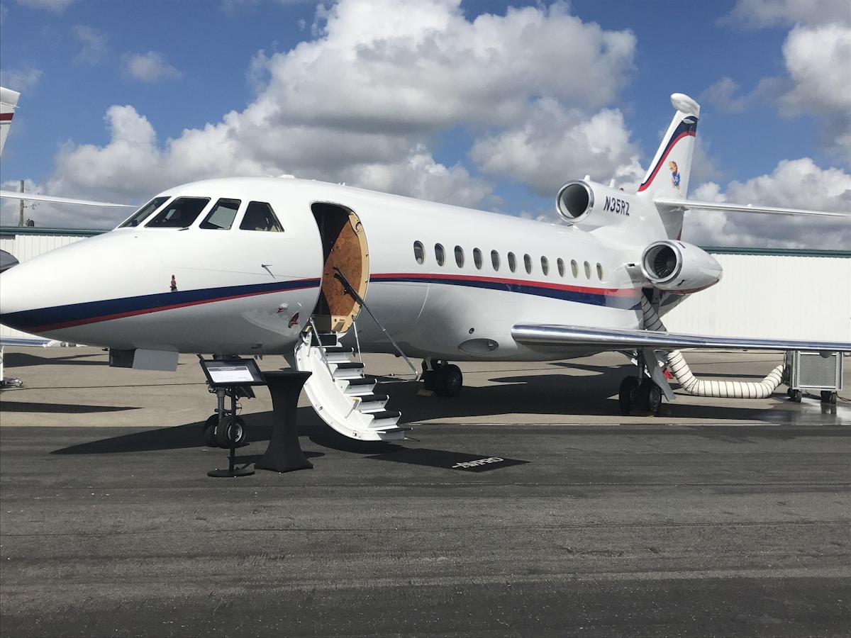 Cargo aircraft loaded for international air freight